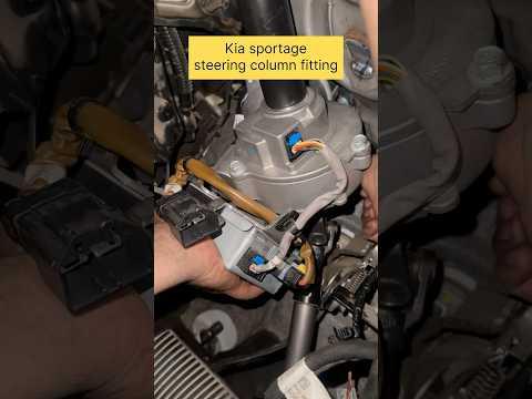 Kia sportage steering column fitting #kia #steering #wiring #foryou #automobile #shorts #working