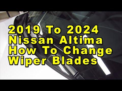 2019 To 2024 Nissan Altima How To Change Windshield Wiper Blades With Sizes &amp; Part Numbers