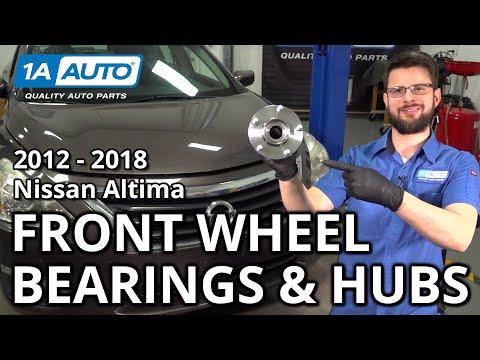 How to Replace Front Wheel Bearings &amp; Hubs 2012-2018 Nissan Altima