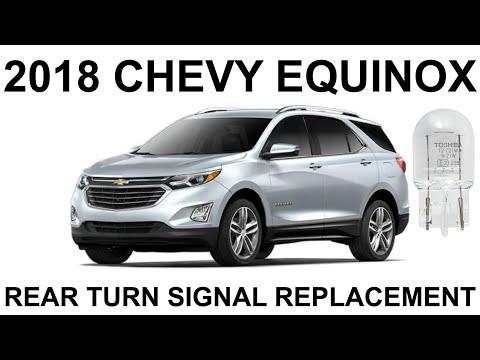 2018 Chevy Equinox Rear Turn Signal Lightbulb Replacement