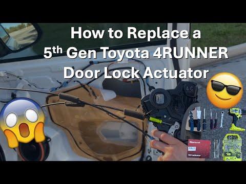 How to Replace a 5th Gen Toyota 4RUNNER Door Lock Actuator