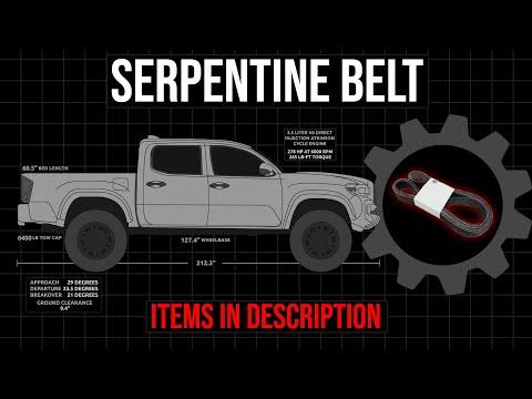 How to Replace Serpentine Belt Tacoma 3rd Gen