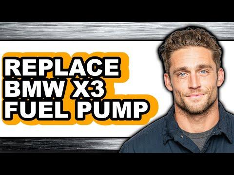How to Replace the In-Tank Fuel Pump on a 2016 BMW X3 (Rear Seat Access)