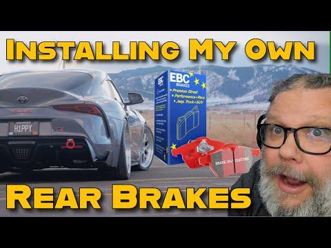 How to Replace Rear Brake Pads on a 2020 Toyota GR Supra (EPB Service Mode Guide)