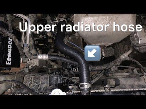 How to replace a upper radiator hose in a Honda Accord