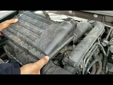 2016 Volkswagen Jetta air filter replace how to diy