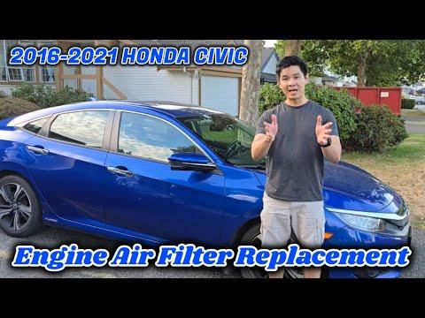||2016-2021 HONDA CIVIC|| Quick &amp; Easy Fix!! How to Replace a Engine Air Filter in 2018 Honda Civic✅