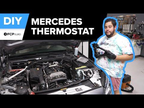Mercedes C300 Thermostat Replacement DIY (2015-2018 Mercedes C300, GLC300, SLC300, SLK300, E300)