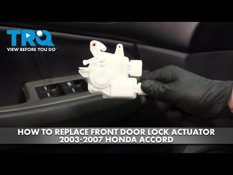 How to Replace Front Door Lock Actuators 2003-2007 Honda Accord