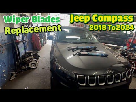 How to Replace Front Windshield Wiper Blades on a 2018 Jeep Compass