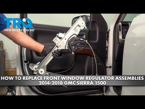 How to Replace Front Window Regulator Assemblies 2014-2018 GMC Sierra