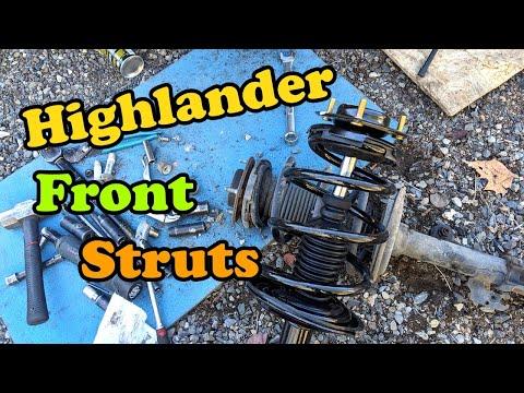 How to Replace Front Struts & Rear Shocks on a 2013 Toyota Highlander