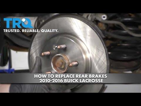 How to Replace Rear Brakes 2010-2016 Buick LaCrosse