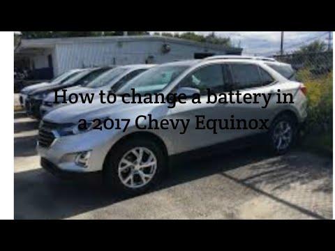 How to Replace the Battery on a 2017 Chevrolet Equinox