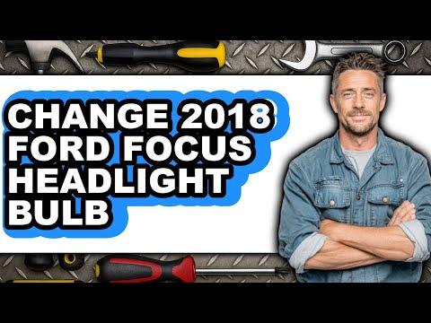 How to Replace Both Headlight Bulbs on a 2006-2018 Ford Focus (Low Beam H11 & High Beam 9005) (Body: Sedan)