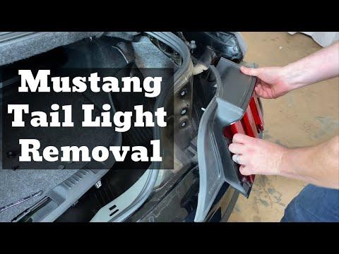 How to Remove A 2015 - 2020 Ford Mustang Tail Light - Change Replace LED Brake Taillight Replacement