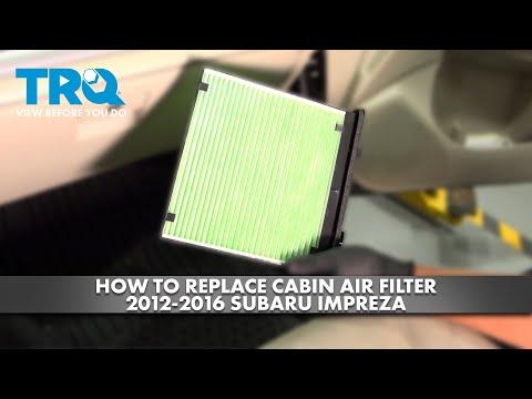 How to Replace the Cabin Air Filter on a 2008-2016 Subaru Impreza (Glove Box Method)