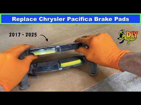 Replace 2018 Chrysler Pacifica front brake pads 2017-2025