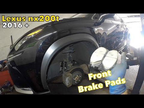2016 Lexus nx200t replacing front brake pads
