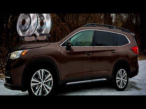Subaru Ascent Front Pads And Rotors Replacement DIY