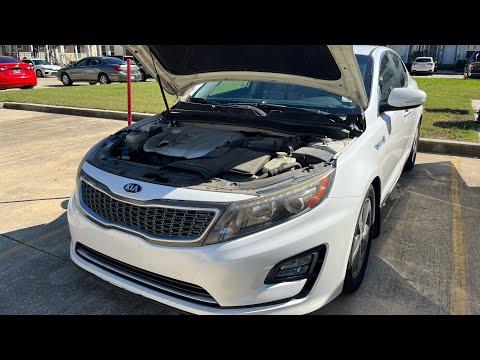 2016 Kia Optima Hybrid Serpentine Belt Replacement Code P1A77