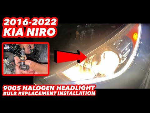 How to Replace Headlight Bulbs on a 2017-2024 Kia Niro (Low Beam or High Beam) (Trim: Plug-In Hybrid EX)