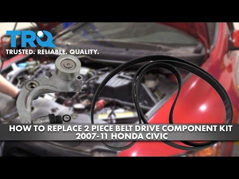 How to Replace Serpentine Belt &amp; Tensioner 2007-2011 Honda Civic