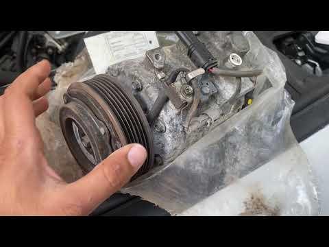 BMW 5 Series F10 528i AC compressor replacement
