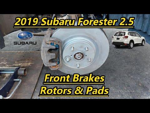 2019 Subaru Forester 2.5 - Front Brakes - Rotors &amp; Pads