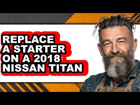 How to Replace the Starter Motor on a 2017-2020 Nissan TITAN (Trim: PRO-4X | Engine: V8 5.6L | Body: Extended Cab Pickup)
