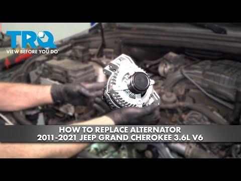 How to Replace Alternator 2011-2021 Jeep Grand Cherokee 3.6L V6