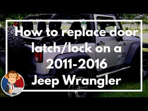 How to replace the passenger door lock/latch actuator on a 2011- 2016 Jeep Wrangler - EGM DIY