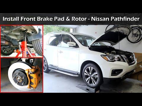 How To Replace Front Brake Pad &amp; Rotor on Nissan Pathfinder | 2013 - 2020