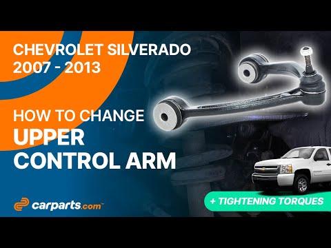 How to replace the Upper Control Arms 2007 - 2013 Chevrolet Silverado 🚗
