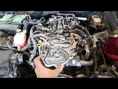 how to 8AR engine water pump replacement Lexus IS 200t