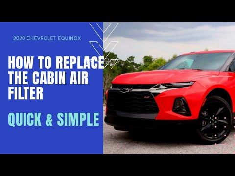 2020 Chevrolet Blazer Cabin Air Filter Location / How to Replace