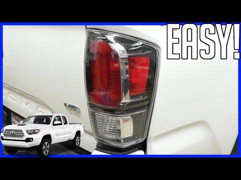 How to Replace Both Taillight Bulbs on a 2021 Toyota Tacoma