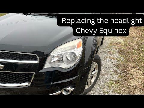How to replace a head light on a 2015 Chevy Equinox
