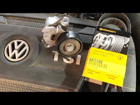VW 2017 Mk7 Golf GTI Serpentine Belt and Idler Pulley Replacement 2.0 TSI