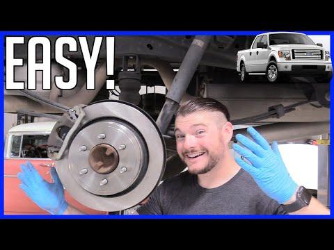 How to Replace Rear Brake Pads and Rotors Ford F-150 2010-2014 | EASY!