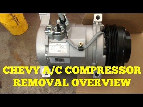 How to Replace the A/C Compressor on a 2007-2009 Chevrolet Suburban 1500 (R-134a) (Engine: V8 5.3L)