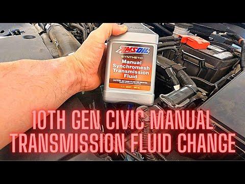 10th gen CIVIC- How to Change Manual transmission Fluid in a 10th gen Honda Civic - Fk7
