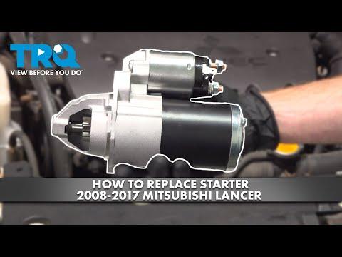 How to Replace Starter 2008-2017 Mitsubishi Lancer