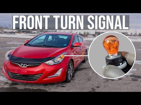 How to Replace Front Turn Signal Bulbs on a 2011-2024 Hyundai Elantra