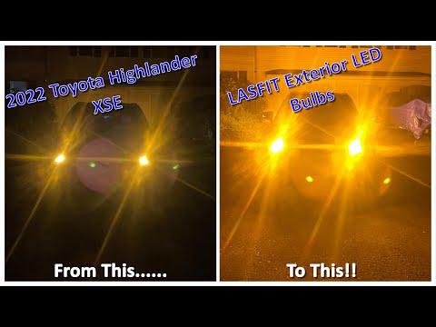 How to Replace Front Turn Signal Bulb or LED Assembly on a 2022 Toyota Highlander