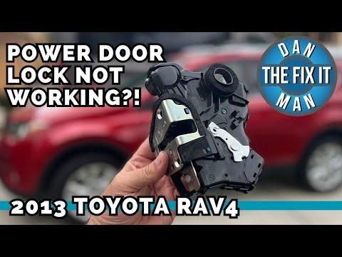 How to Replace the Front Door Lock Actuator on a 2011 Toyota RAV4