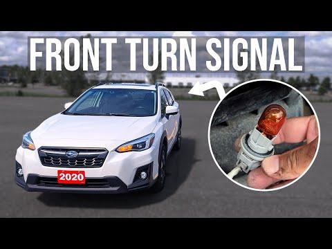 How to Replace Front Turn Signal Bulb - Subaru Crosstrek (2018-2023)