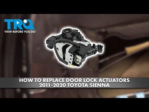 How to Replace the Front Door Lock Actuator on a 2015-2018 Toyota Sienna