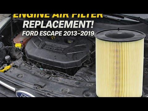 How to change Engine Air Filter on 2013 -2019 Ford Escape 