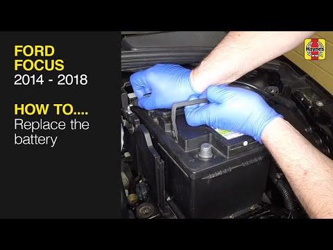 How to Replace the Battery on a 2000-2018 Ford Focus (12V) + BMS Reset (Engine: Inline 4 2.0L)